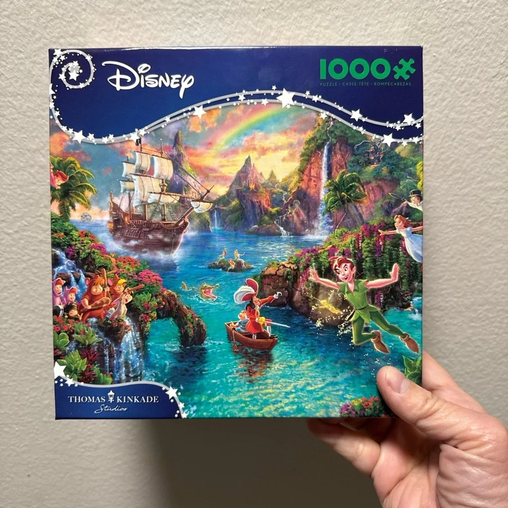 Peter Pan Disney Thomas Kinkade 1000 Piece Puzzle
